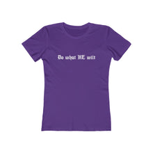 Load image into Gallery viewer, Do What HE Wilt Women's Tee - Adventist Apparel