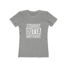 Load image into Gallery viewer, Straight Outta Haystacks Women's Tee - Adventist Apparel