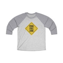 Load image into Gallery viewer, Pork Free Zone Baseball Tee - Adventist Apparel