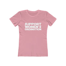 Load image into Gallery viewer, Support Women's Ordination Women's Tee - Adventist Apparel