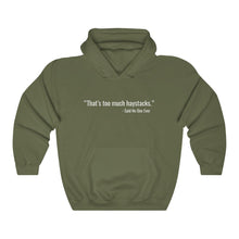 Load image into Gallery viewer, Too Much Haystacks Unisex Hoodie - Adventist Apparel