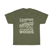 Load image into Gallery viewer, Camping Without Haystacks Unisex Tee - Adventist Apparel