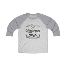 Load image into Gallery viewer, Fearfully And Wonderfully Made Baseball Tee - Adventist Apparel