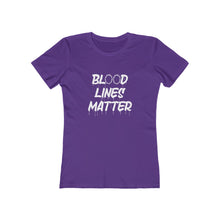 Load image into Gallery viewer, Blood Lines Matter Women's Tee - Adventist Apparel