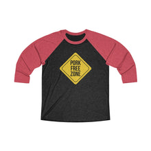 Load image into Gallery viewer, Pork Free Zone Baseball Tee - Adventist Apparel