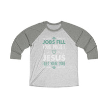 Load image into Gallery viewer, Jesus Fills Your Soul Baseball Tee - Adventist Apparel