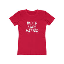 Load image into Gallery viewer, Blood Lines Matter Women's Tee - Adventist Apparel