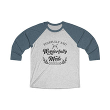 Load image into Gallery viewer, Fearfully And Wonderfully Made Baseball Tee - Adventist Apparel