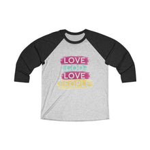 Load image into Gallery viewer, Love God Love People Baseball Tee - Adventist Apparel