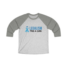 Load image into Gallery viewer, Legalism Find A Cure Baseball Tee - Adventist Apparel