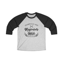 Load image into Gallery viewer, Fearfully And Wonderfully Made Baseball Tee - Adventist Apparel