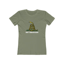 Load image into Gallery viewer, Don't Tread On Jesus Women's Tee - Adventist Apparel