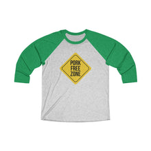Load image into Gallery viewer, Pork Free Zone Baseball Tee - Adventist Apparel