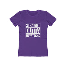 Load image into Gallery viewer, Straight Outta Haystacks Women's Tee - Adventist Apparel