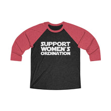 Load image into Gallery viewer, Support Women's Ordination Baseball Tee - Adventist Apparel