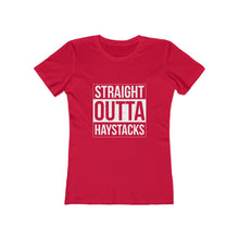 Load image into Gallery viewer, Straight Outta Haystacks Women's Tee - Adventist Apparel