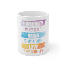 Load image into Gallery viewer, Humanity Jesus Love Mug - Adventist Apparel