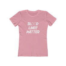 Load image into Gallery viewer, Blood Lines Matter Women's Tee - Adventist Apparel