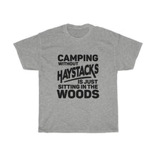 Load image into Gallery viewer, Camping Without Haystacks Unisex Tee - Adventist Apparel
