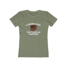Load image into Gallery viewer, Carob Cake Sadness Women's Tee - Adventist Apparel