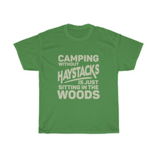 Load image into Gallery viewer, Camping Without Haystacks Unisex Tee - Adventist Apparel