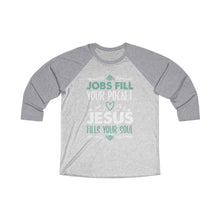 Load image into Gallery viewer, Jesus Fills Your Soul Baseball Tee - Adventist Apparel