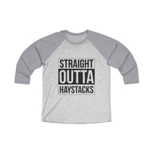 Load image into Gallery viewer, Straight Outta Haystacks Baseball Tee - Adventist Apparel