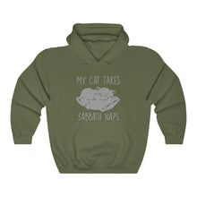 Load image into Gallery viewer, My Cat Takes Sabbath Naps Hoodie - Adventist Apparel