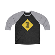 Load image into Gallery viewer, Pork Free Zone Baseball Tee - Adventist Apparel