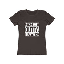 Load image into Gallery viewer, Straight Outta Haystacks Women's Tee - Adventist Apparel