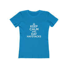 Load image into Gallery viewer, Keep Calm Eat Haystacks Women's Tee - Adventist Apparel