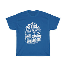 Load image into Gallery viewer, Fall In Love With Jesus Everyday Unisex Tee - Adventist Apparel