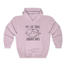 Load image into Gallery viewer, My Cat Takes Sabbath Naps Hoodie - Adventist Apparel