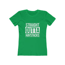 Load image into Gallery viewer, Straight Outta Haystacks Women's Tee - Adventist Apparel