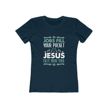 Load image into Gallery viewer, Jesus Fills Your Soul Women's Tee - Adventist Apparel