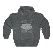 Load image into Gallery viewer, My Cat Takes Sabbath Naps Hoodie - Adventist Apparel