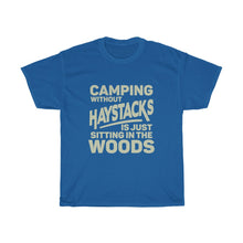 Load image into Gallery viewer, Camping Without Haystacks Unisex Tee - Adventist Apparel