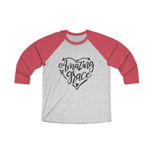 Load image into Gallery viewer, Amazing Grace Baseball Tee - Adventist Apparel