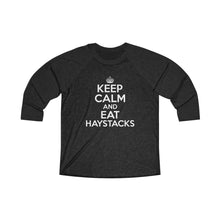 Load image into Gallery viewer, Keep Calm Eat Haystacks BaseballTee - Adventist Apparel