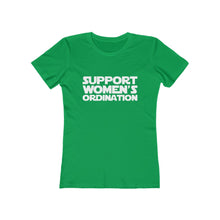 Load image into Gallery viewer, Support Women's Ordination Women's Tee - Adventist Apparel