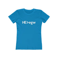 Load image into Gallery viewer, He Is Greater Than EGW Women's Tee - Adventist Apparel