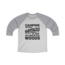 Load image into Gallery viewer, Camping Without Haystacks Baseball Tee - Adventist Apparel