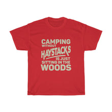 Load image into Gallery viewer, Camping Without Haystacks Unisex Tee - Adventist Apparel