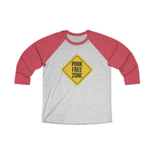 Load image into Gallery viewer, Pork Free Zone Baseball Tee - Adventist Apparel