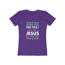 Load image into Gallery viewer, Jesus Fills Your Soul Women's Tee - Adventist Apparel