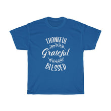 Load image into Gallery viewer, Grateful Thankful Blessed Unisex Tee - Adventist Apparel