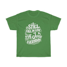 Load image into Gallery viewer, Fall In Love With Jesus Everyday Unisex Tee - Adventist Apparel