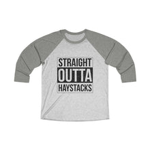 Load image into Gallery viewer, Straight Outta Haystacks Baseball Tee - Adventist Apparel