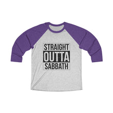 Load image into Gallery viewer, Straight Outta Sabbath Baseball Tee - Adventist Apparel