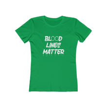 Load image into Gallery viewer, Blood Lines Matter Women's Tee - Adventist Apparel